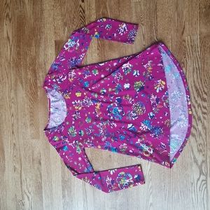 (S) Lularoe Super Soft & Comfy Long Sleeved Shirt Floral Colorful Comfortable
